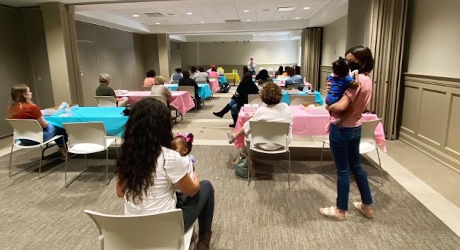Holistic help and hope for women who chose life and need a little help. Maternal needs and child health outcomes are addressed through Equipped Mom seminars like this one at Jackson's First Presbyterian Church.